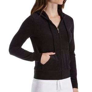 JUICY COUTURE Classic Long Sleeve Terry Hoodie